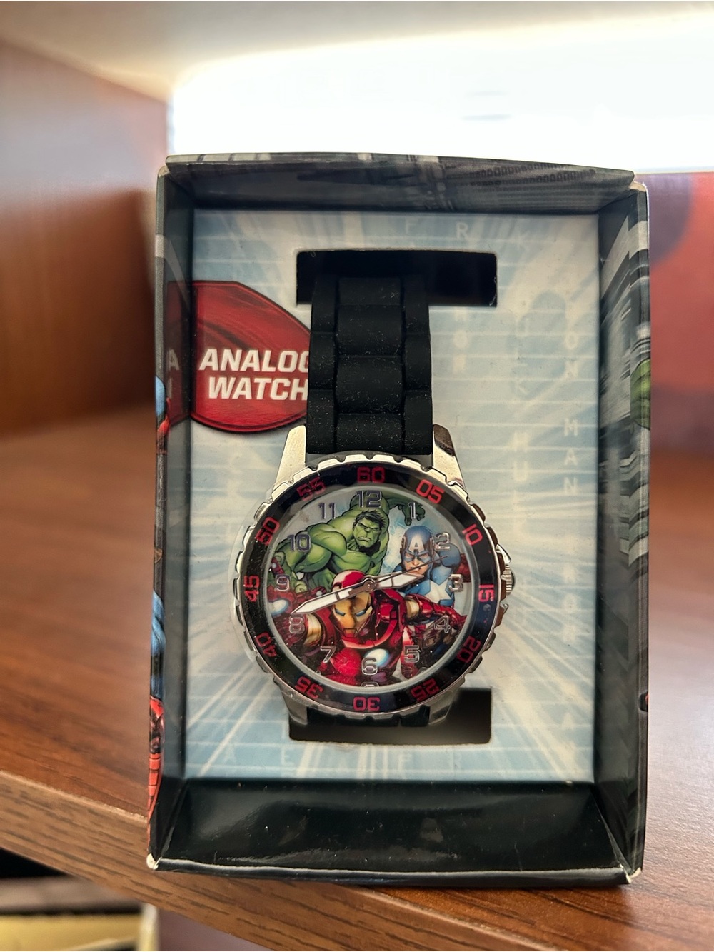 Marvel Black Band Watch